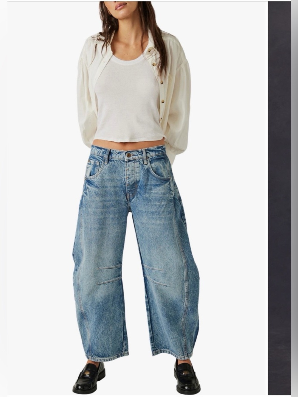 Free people barrel Jean sz 27